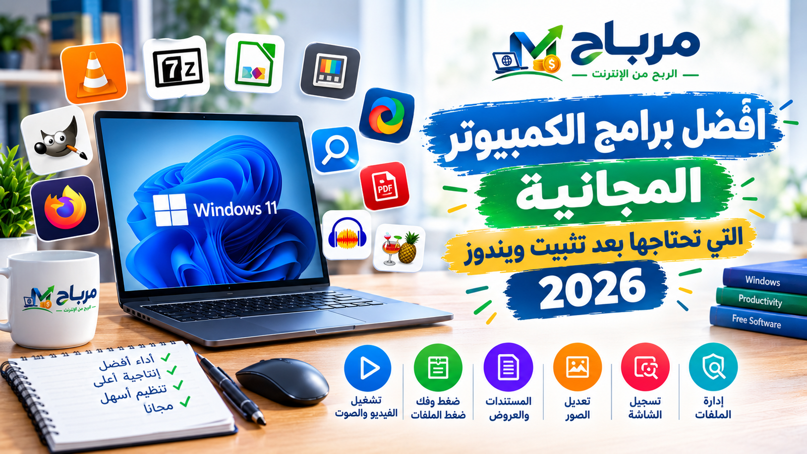 أفضل برامج الكمبيوتر المجانية