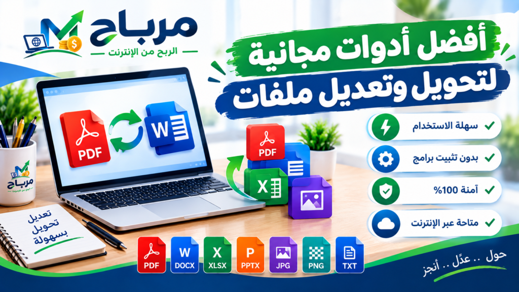أفضل أدوات مجانية لتحويل وتعديل ملفات