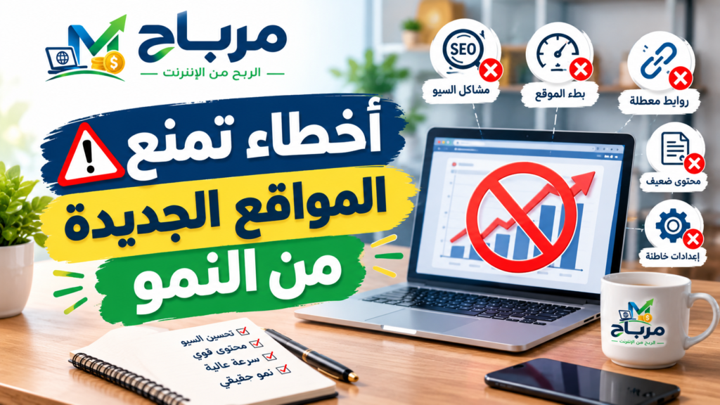 أخطاء تمنع المواقع الجديدة من النمو 
