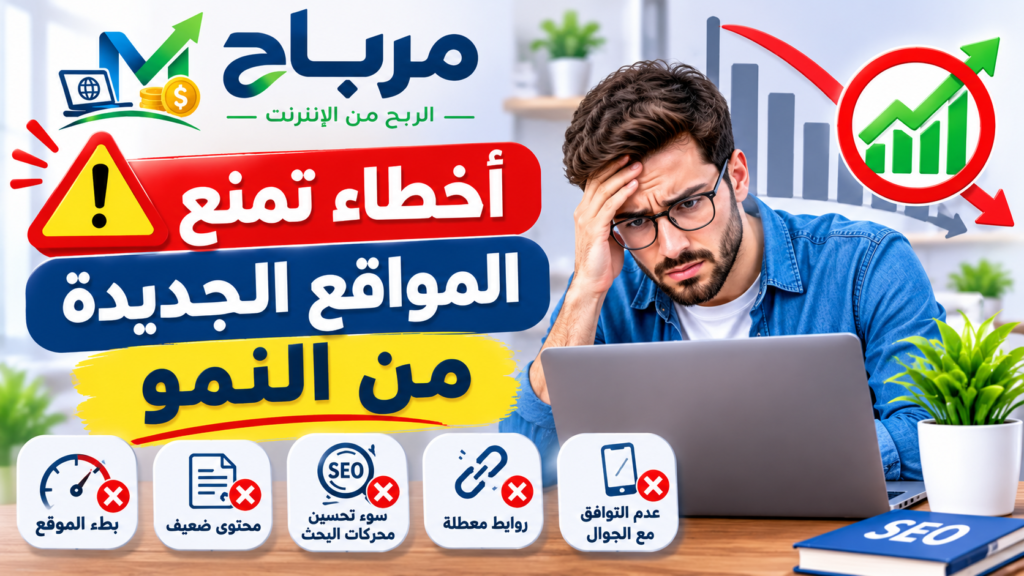 أخطاء تمنع المواقع الجديدة من النمو 