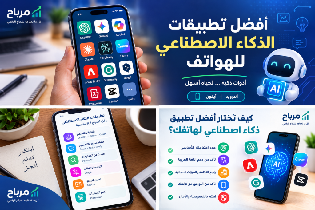 أفضل تطبيقات الذكاء الاصطناعي للهواتف 2026: دليلك لأقوى التطبيقات المجانية