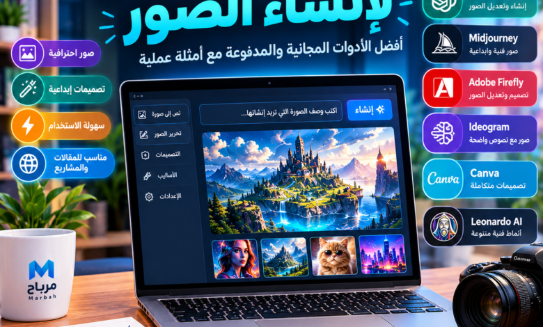 مواقع الذكاء الاصطناعي لإنشاء الصور
